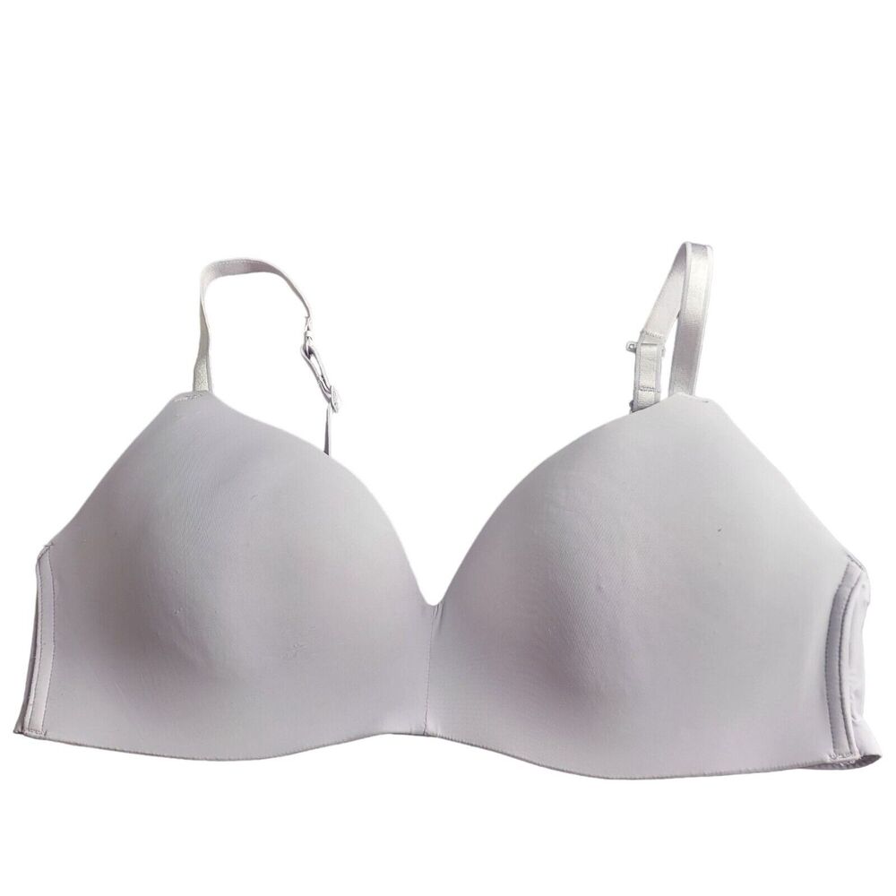 Auden Nursing Bra 38C Womens Lightly Lined Wireless‎ Purple Adjustable Straps